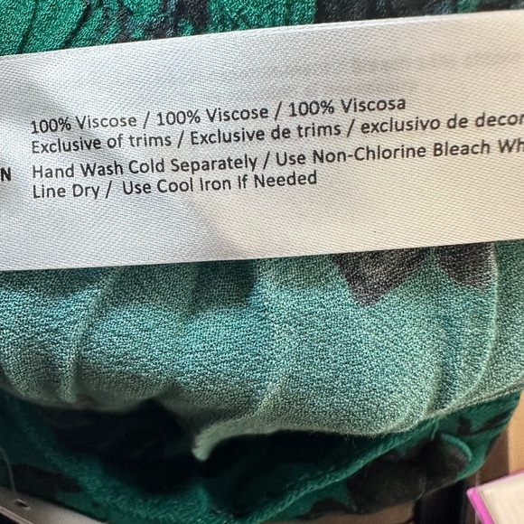 Band of gypsies Etta emerald green boho cottage core midi skirt M NWT - Picture 11 of 11